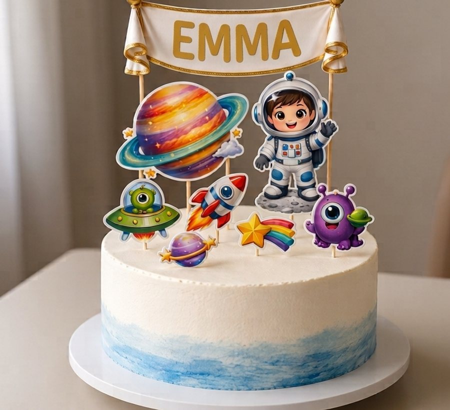 Printable cake toppers — Made for printing at home